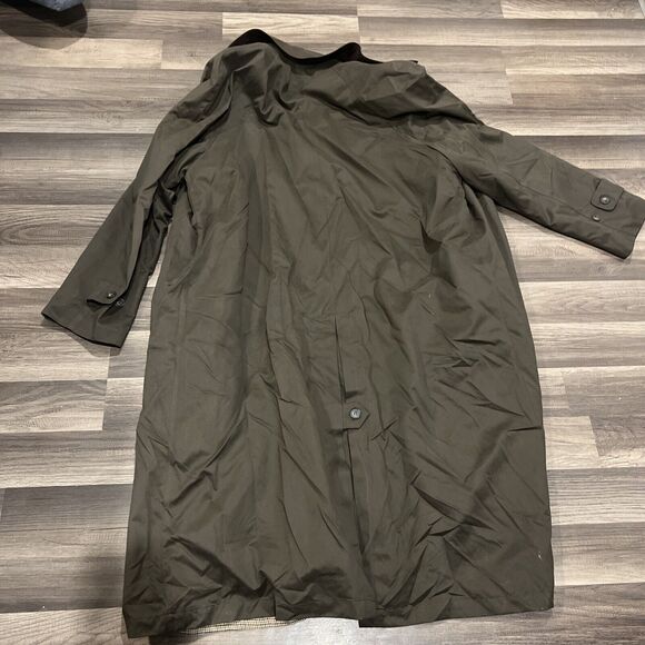 Ralph Lauren RN 21510 Brown Long Trench Over Coat Size 44L Mens - Picture 8 of 8